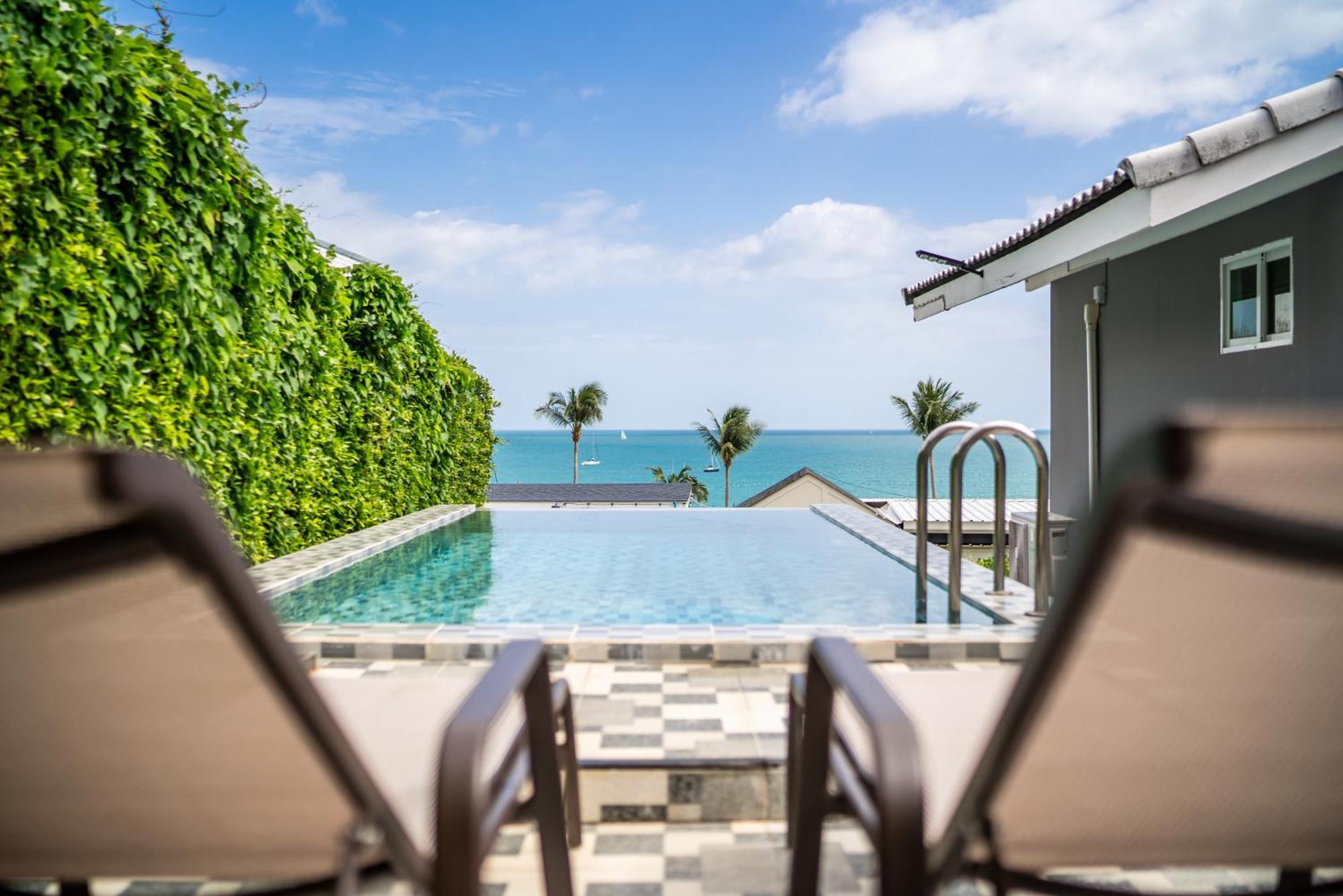 Mona Seaview Pool Villa Beach Front Aoyon Beach Ban Makham Habitación foto