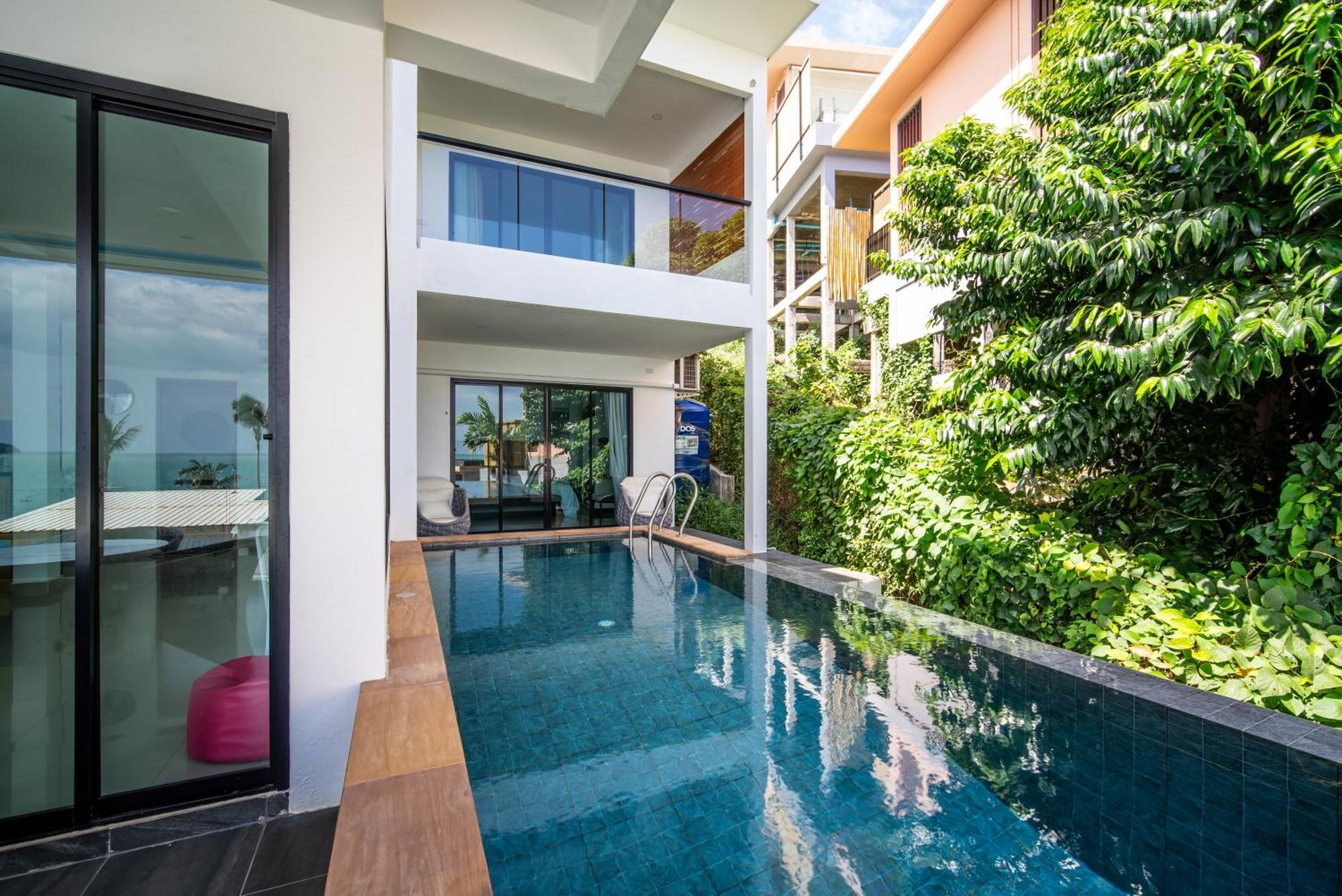 Mona Seaview Pool Villa Beach Front Aoyon Beach Ban Makham Habitación foto