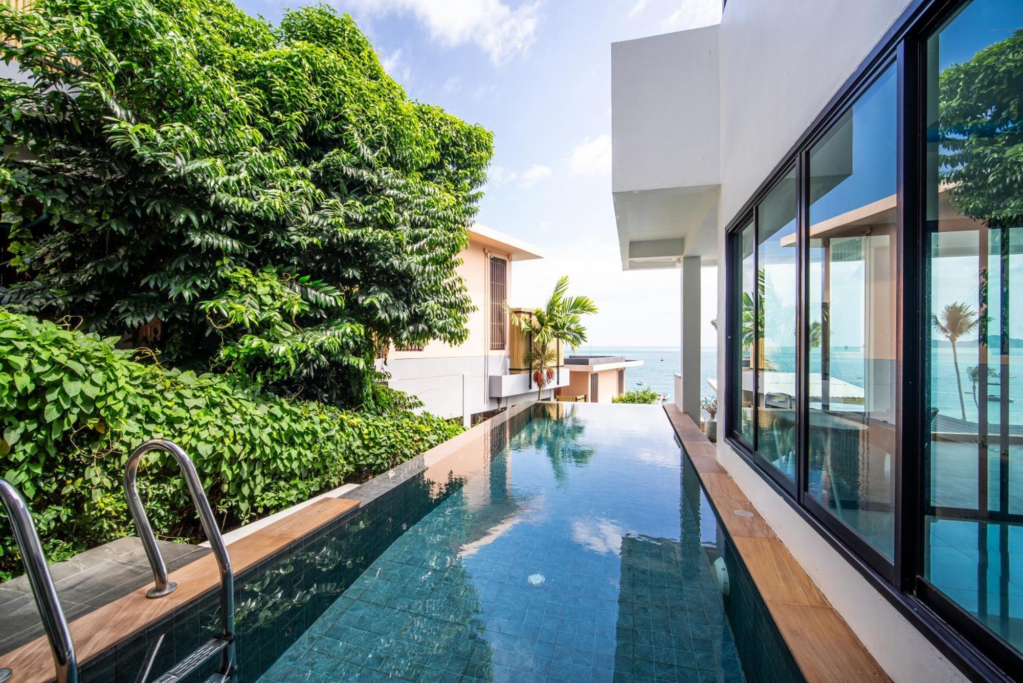 Mona Seaview Pool Villa Beach Front Aoyon Beach Ban Makham Exterior foto